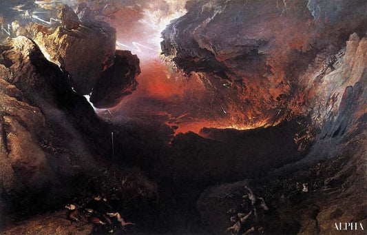 Le grand jour de sa colère - John Martin - Reproductions de tableaux et peintures haut de gamme