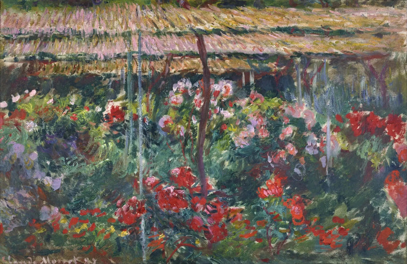 모란 정원 - Claude Monet