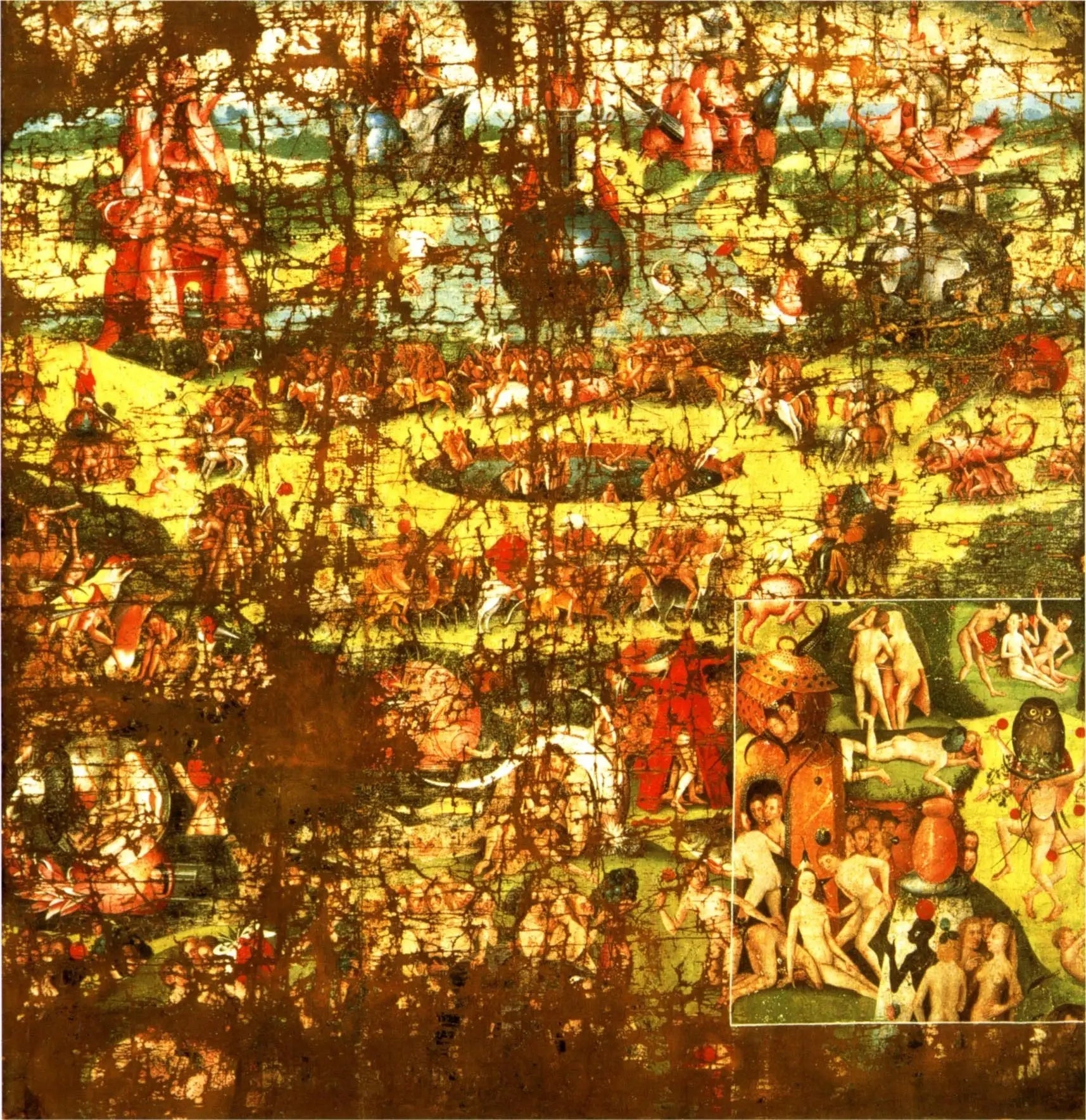 Le jardin des délices - Hieronymus Bosch image 1 tableau peint à l’huile sur toile