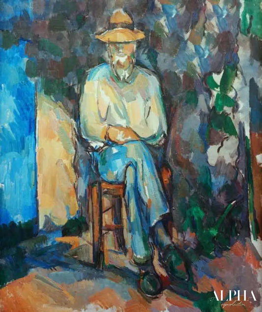 Le jardinier Vallier - Paul Cézanne - Reproductions de tableaux et peintures haut de gamme