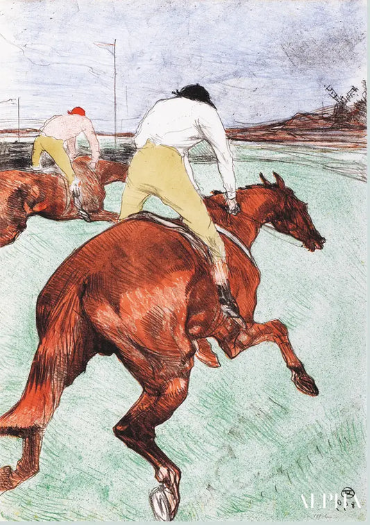 Le Jockey - Toulouse Lautrec - Reproductions de tableaux et peintures haut de gamme