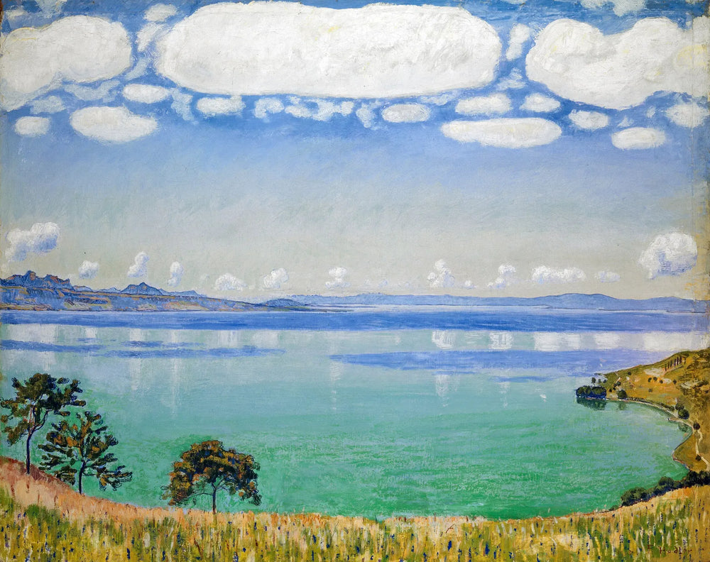 Le lac Léman depuis Chexbres - Ferdinand Hodler image 1 reproduction artisanale de tableau