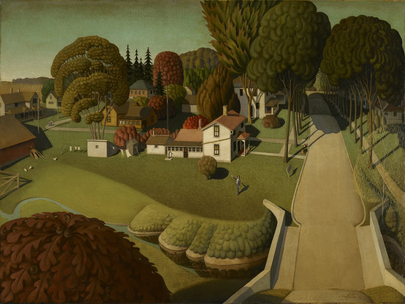 허버트 후버의 출생지, 아이오와 주 웨스트 브랜치 - 그랜트 우드

Source:
Le lieu de naissance d'Herbert Hoover, West Branch, Iowa - Grant Wood