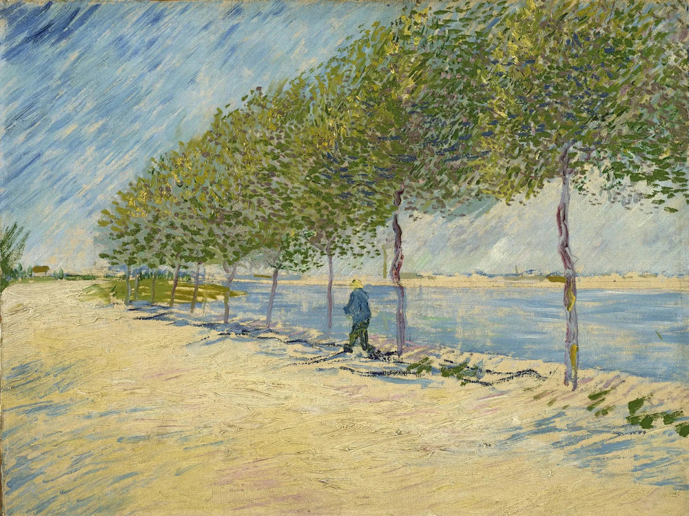 Le long de la Seine - Vincent van Gogh image 1 tableau peint à l’huile sur toile