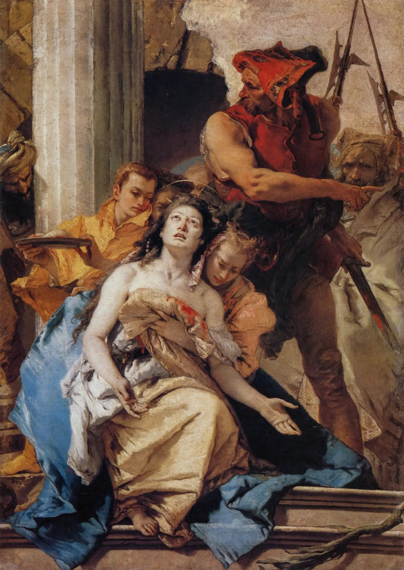 성 아가타의 순교 - 조반니 바티스타 티에폴로

Source:
Le Martyre de sainte Agathe - Giovanni Battista Tiepolo