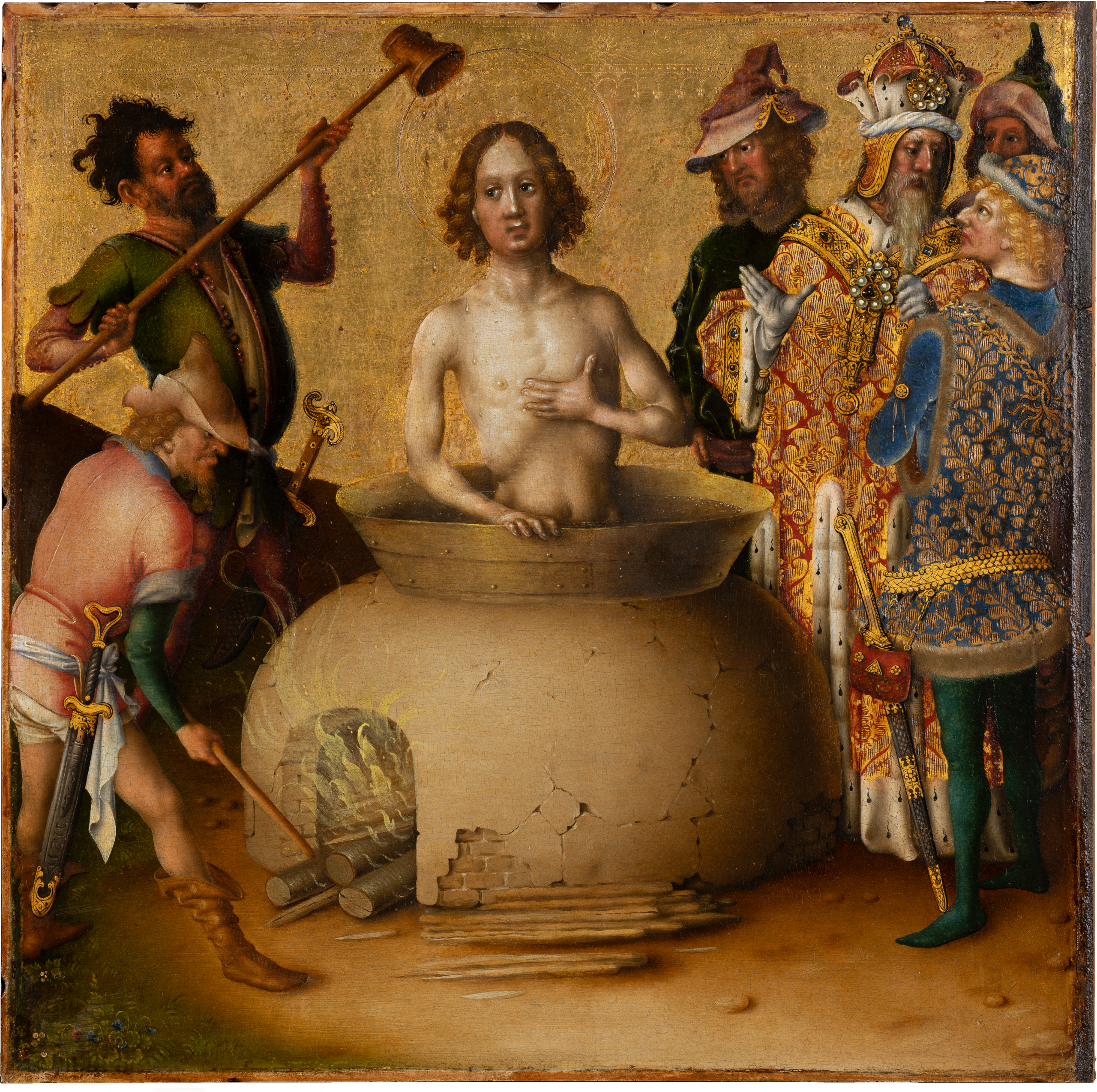 Le martyre des apôtres: le martyre de saint Jean l’Évangéliste - Stefan Lochner - Alpha Reproduction