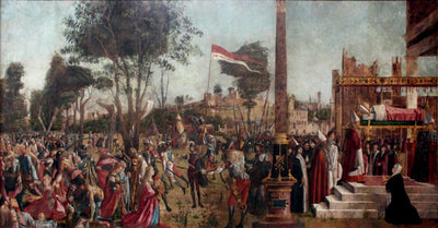 Le Martyre des pèlerins et les funérailles de sainte Ursule - Vittore Carpaccio - Alpha Reproduction