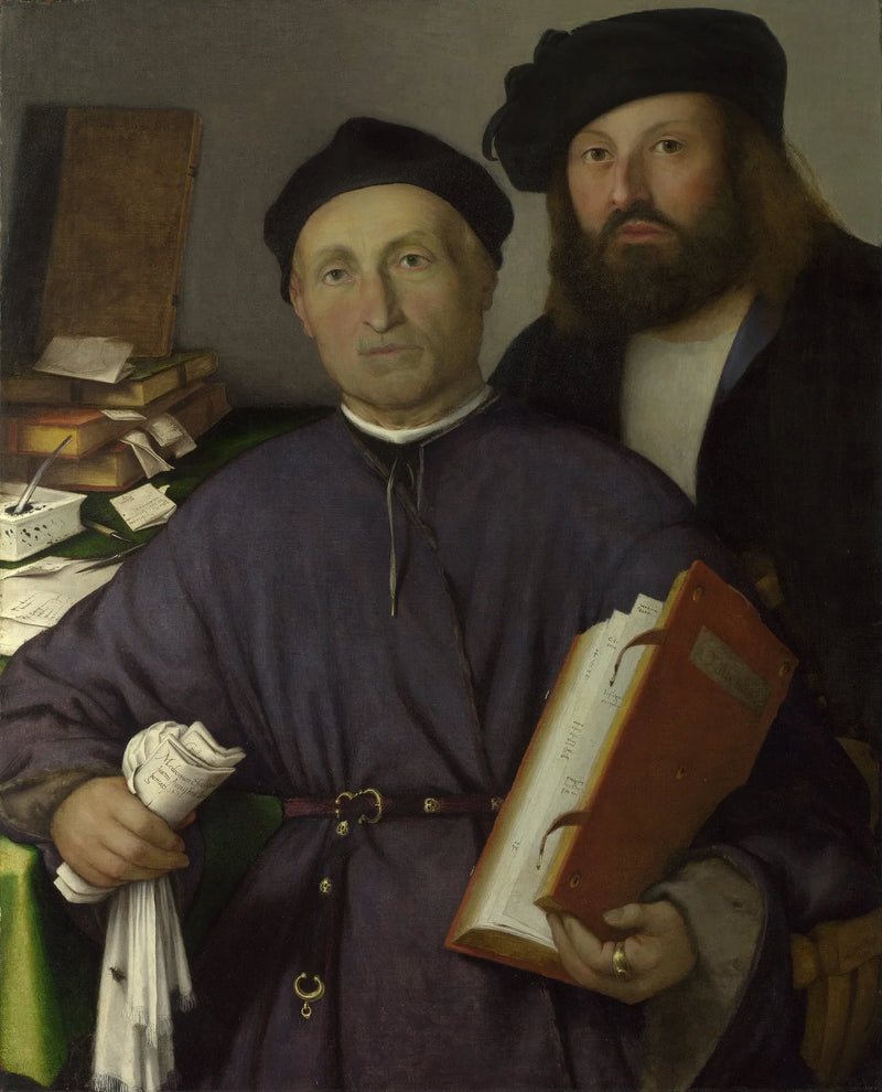 의사 Giovanni Agostino della Torre와 그의 아들 Niccolò - Lorenzo Lotto