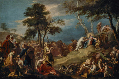 Le miracle des pains et des poissons - Giovanni Battista Pittoni - Alpha Reproduction