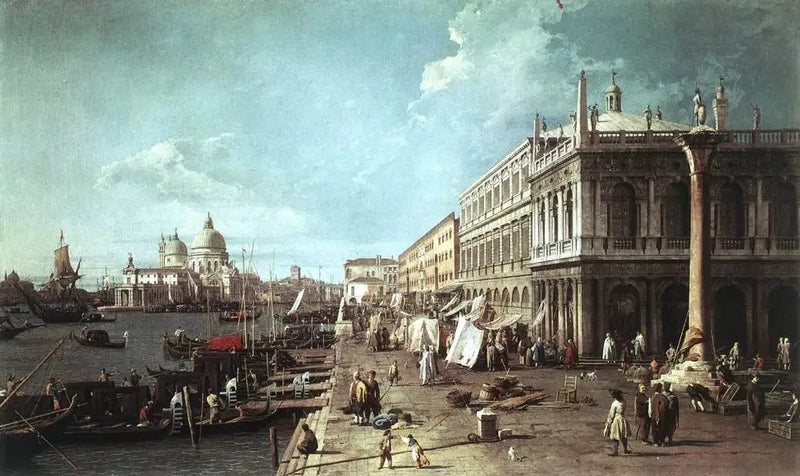 대형 운하의 입구와 도서관이 있는 곰탱이 - 카날레토

Source:
Le Môle avec la bibliothèque et l'embouchure du Grand Canal - Canaletto