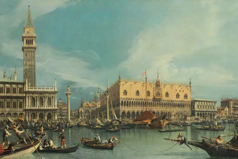르 몰로, 베네치아, 산 마르코 만에서 - 카날레토

Source:
Le Molo, Venise, depuis le Bacino di San Marco - Canaletto