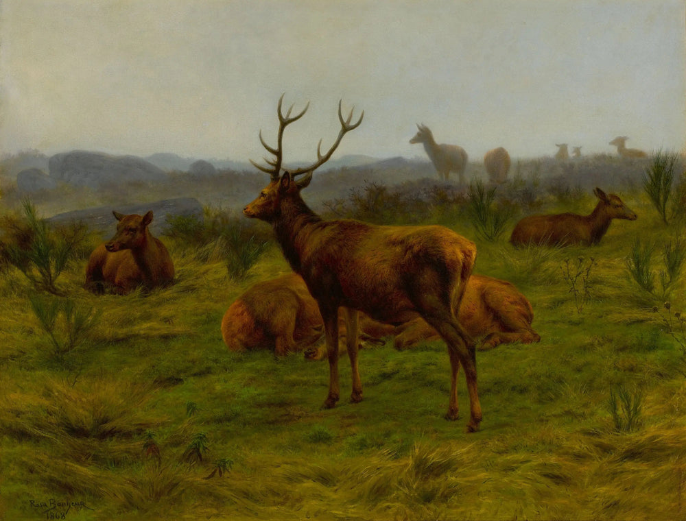 Le monarque de la meute - Rosa Bonheur image 1 reproduction artisanale de tableau