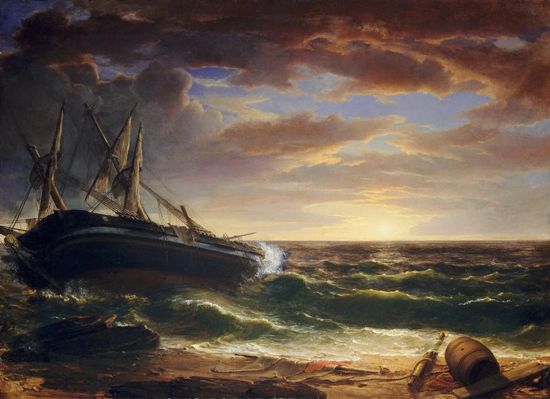 좌초된 배 - 애셔 브라운 듀란드

Source:
Le navire échoué - Asher Brown Durand