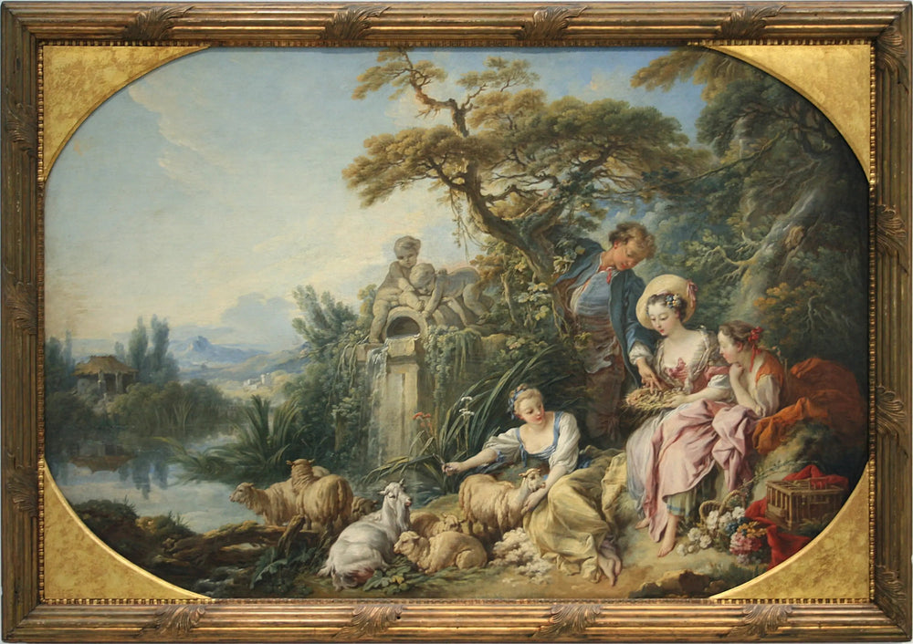 Le Nid - François Boucher image 1 reproduction artisanale de tableau