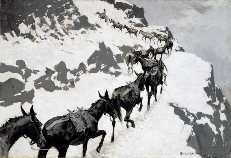 더 팩 뮬 - 프레데릭 레밍턴

Source:
Le pack Mule - Frederic Remington