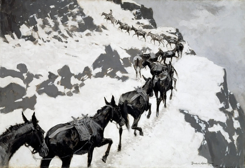 더 팩 뮬 - 프레데릭 레밍턴

Source:
Le pack Mule - Frederic Remington
