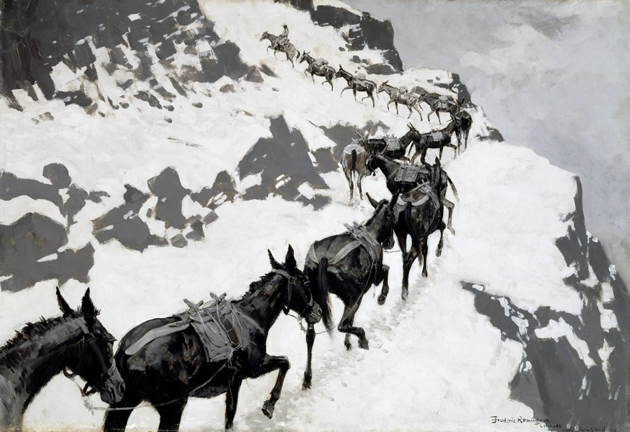 더 팩 뮬 - 프레데릭 레밍턴

Source:
Le pack Mule - Frederic Remington