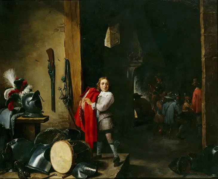 경비실의 페이지 - 데이비드 테니어스 르 쥬네

Source:
Le page dans la salle de garde - David Teniers le Jeune
