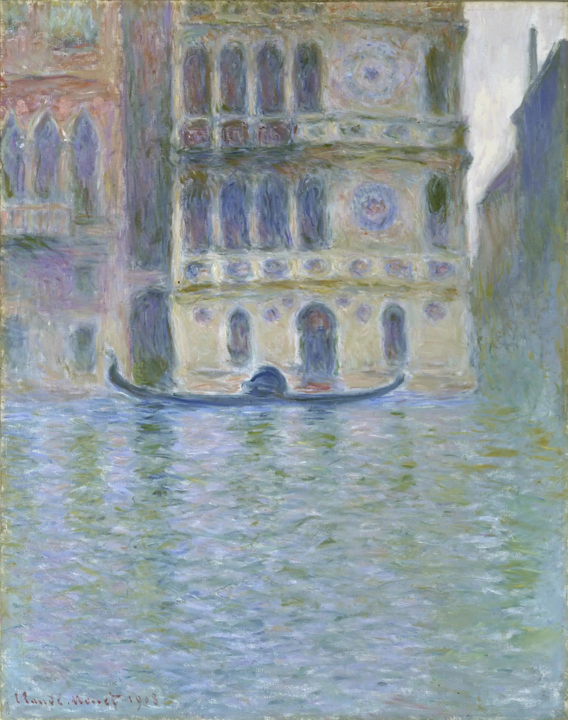 Reproduction du tableau « Le Palais Dario - Claude Monet » par Alpha Reproduction en peinture à l’huile