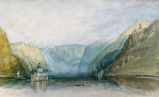 Le Palatinat près de Kaub - William Turner - Reproductions de tableaux et peintures haut de gamme