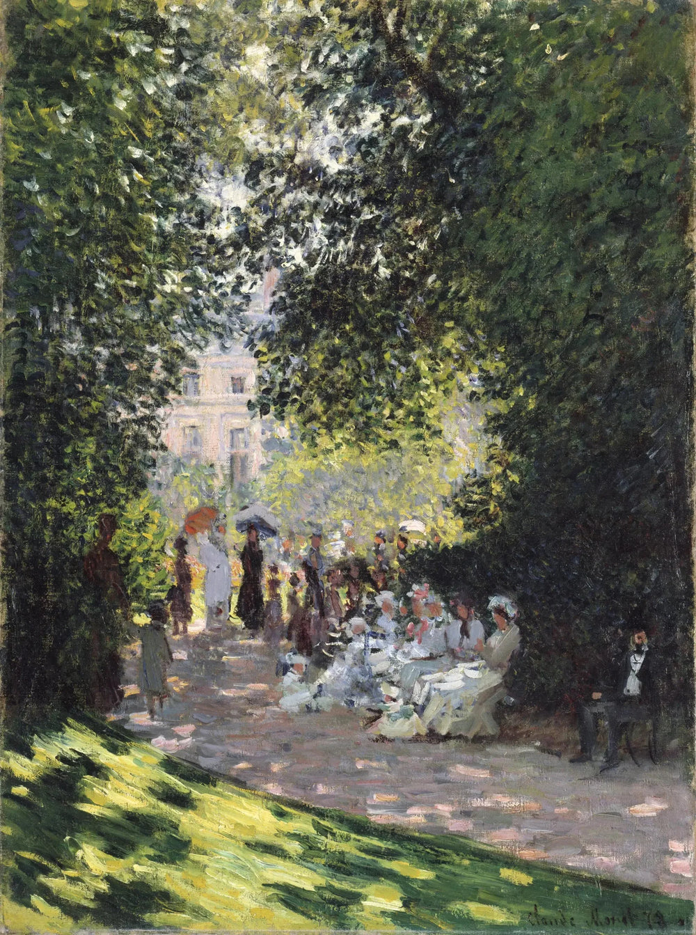 Le Parc Monceau - Claude Monet image 1 tableau peint à l’huile sur toile