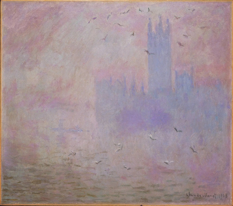 의회, 갈매기 - Claude Monet