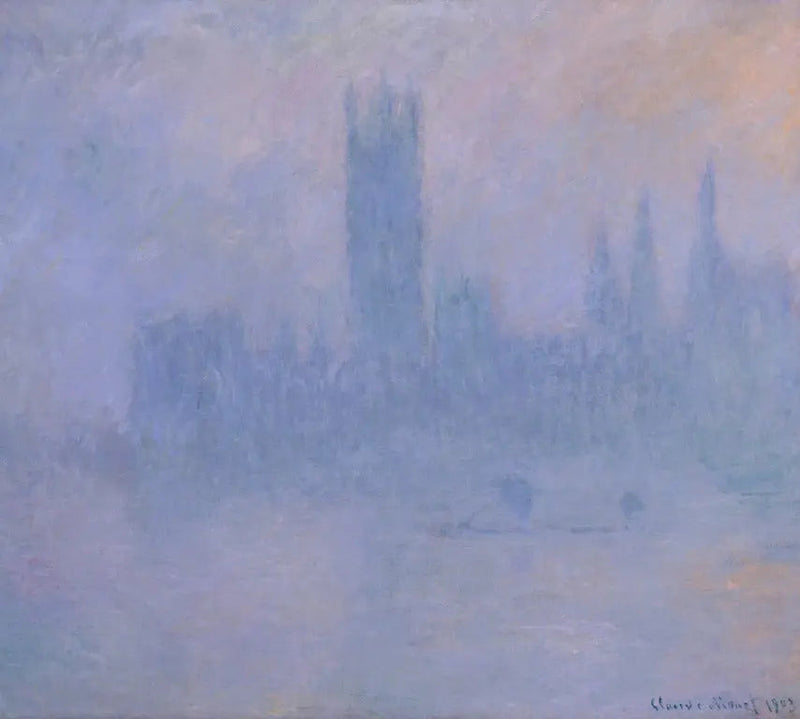 의회, 파란색 교향곡 - Claude Monet