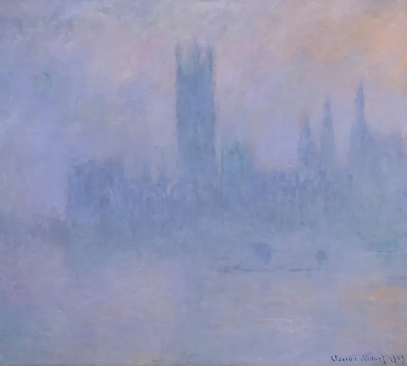 의회, 파란색 교향곡 - Claude Monet