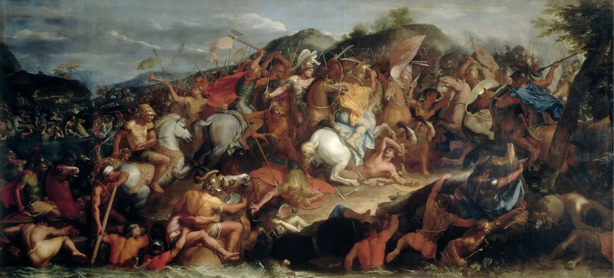 Le Passage du Granique - Charles Le Brun image 1 reproduction de peinture à l’huile