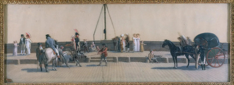 로열 다리 건너기, 1800년경 - 루이-레오폴드 보이리