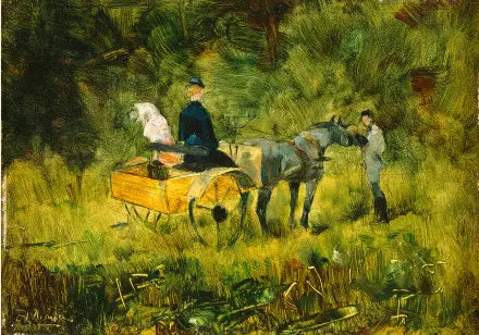 Le piège - Henri de Toulouse-Lautrec image 1 copie peinte à la main à l’huile