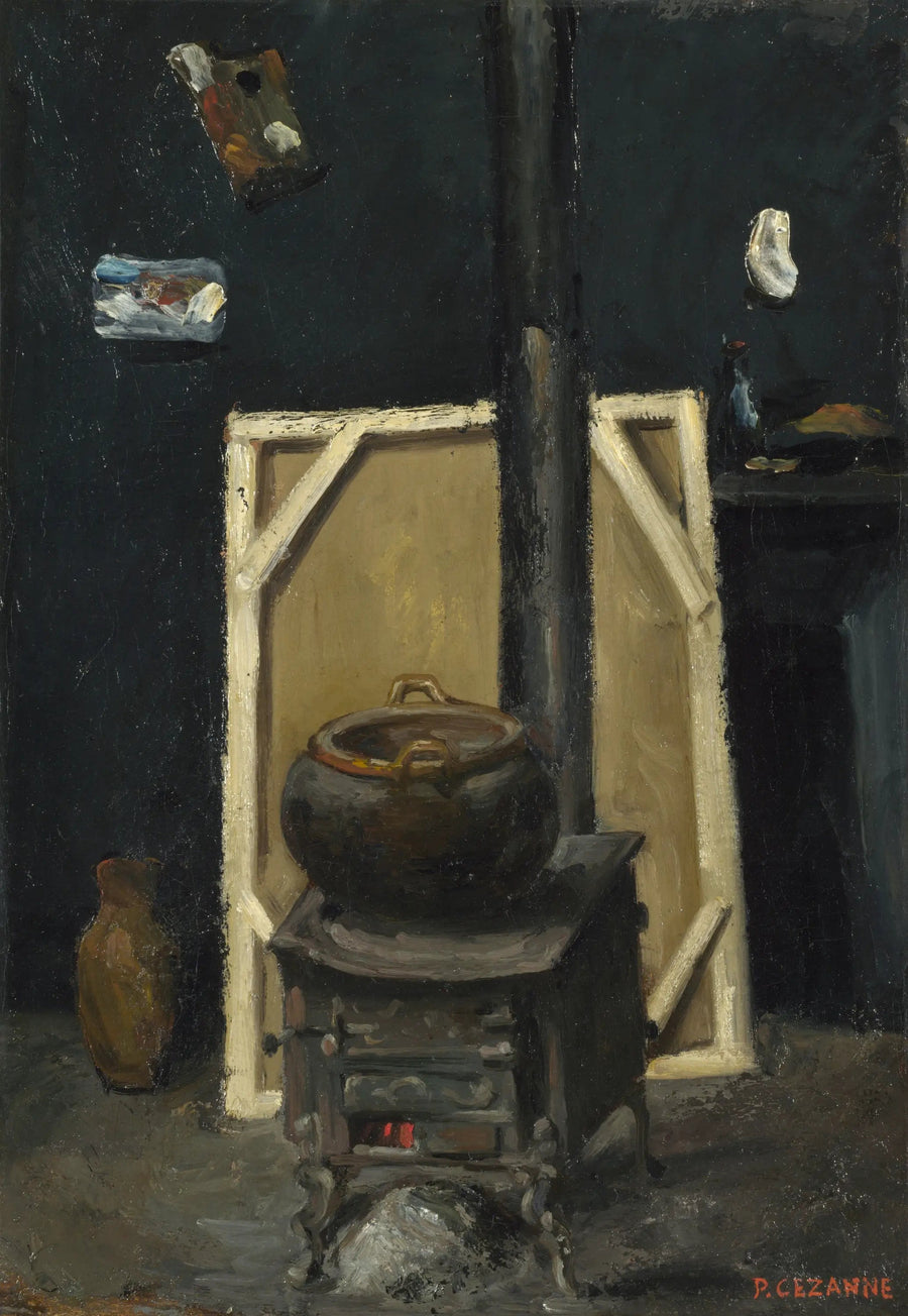 작업실의 난로 - Paul Cézanne