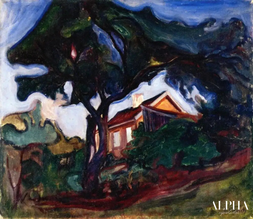 Le pommier - Edvard Munch - Reproductions de tableaux et peintures haut de gamme