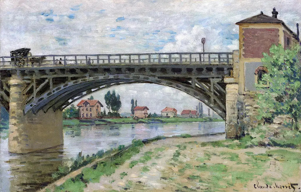 Reproduction du tableau « Le Pont d'Argenteuill - Claude Monet » par Alpha Reproduction en peinture à l’huile