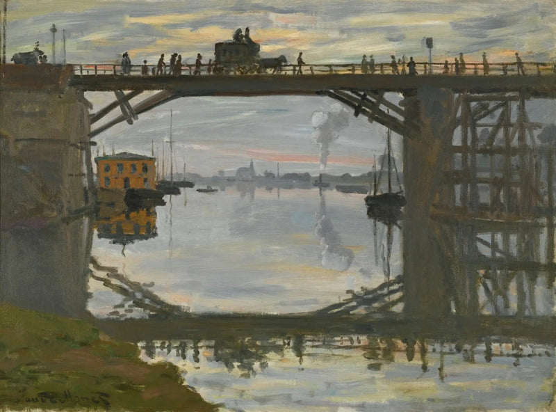 나무 다리 - Claude Monet