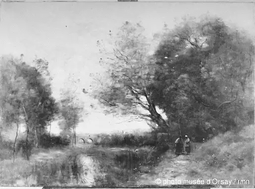 Le Pont de Palluel - Jean-Baptiste Camille Corot - Alpha Reproduction