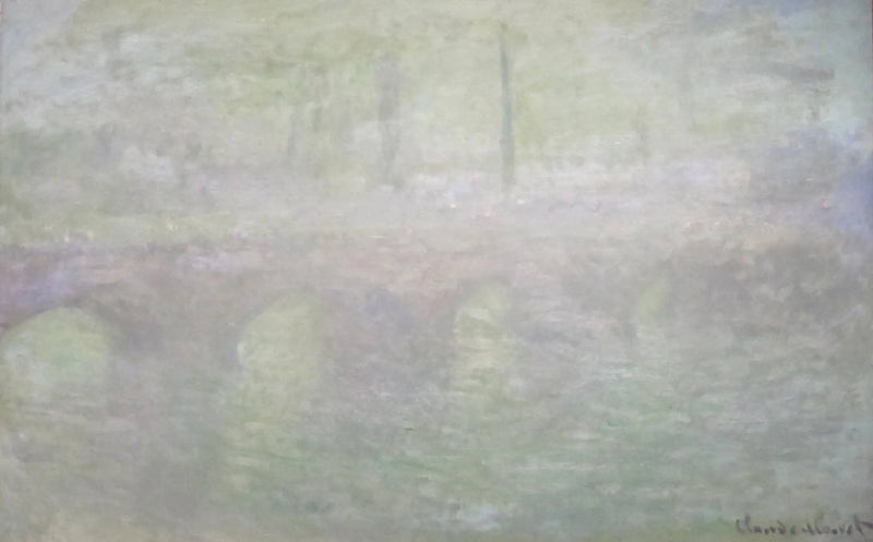 워털루 다리, 런던, 황혼에 - 클로드 모네