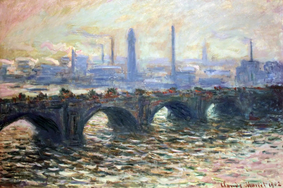 워털루 다리, 안개 낀 아침 - Claude Monet