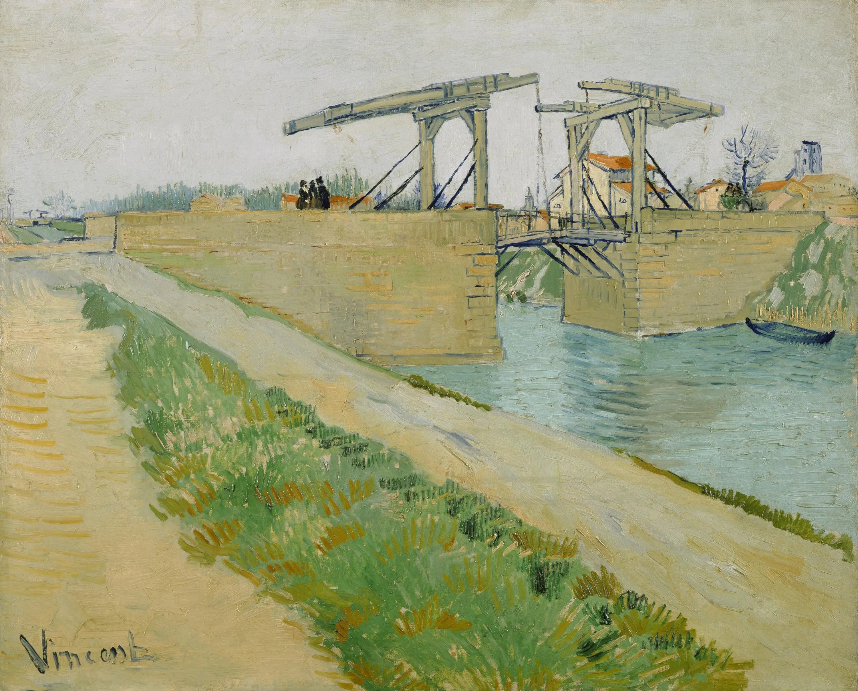 Reproduction du tableau « Le pont Langlois - Vincent van Gogh » par Alpha Reproduction en peinture à l’huile