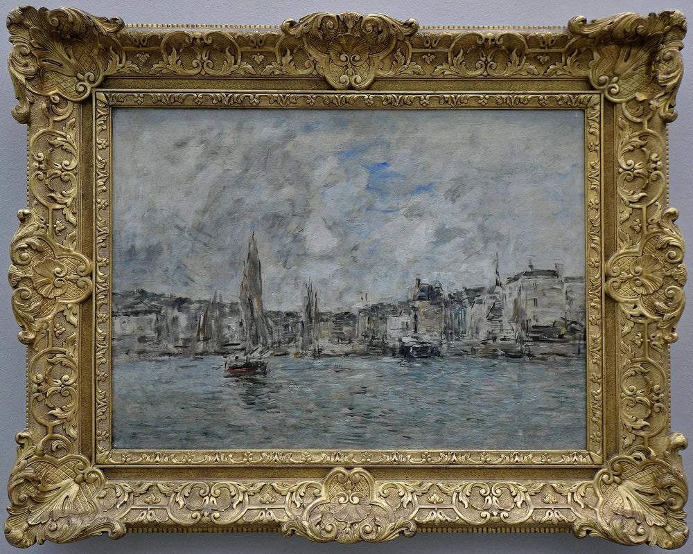 Le Port de Honfleur - Eugène Boudin image 1 reproduction d’œuvre d’art à l’huile