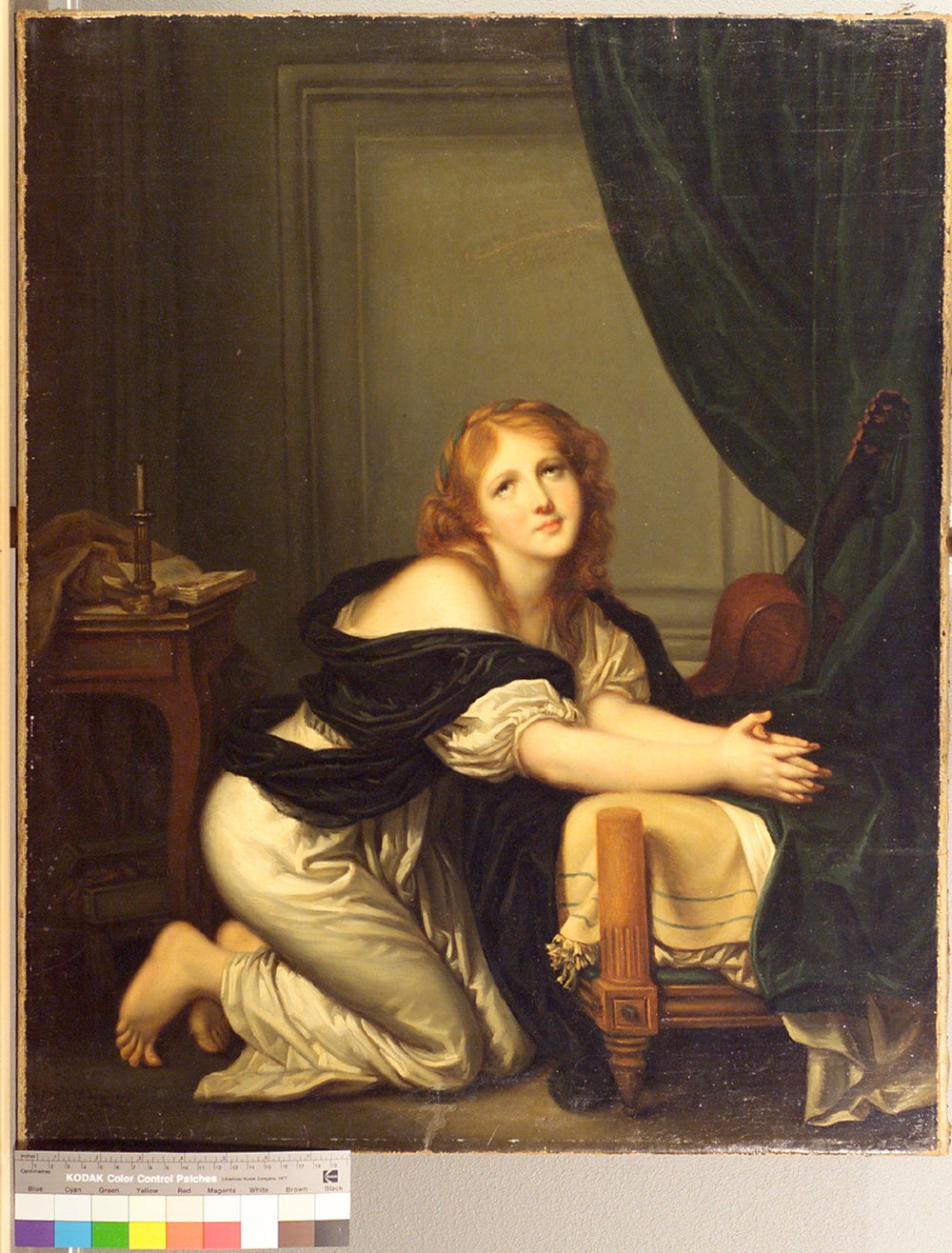 Le Praver du matin. Copie ? réplique ? - Jean-Baptiste Greuze image 1 tableau peint à l’huile sur toile