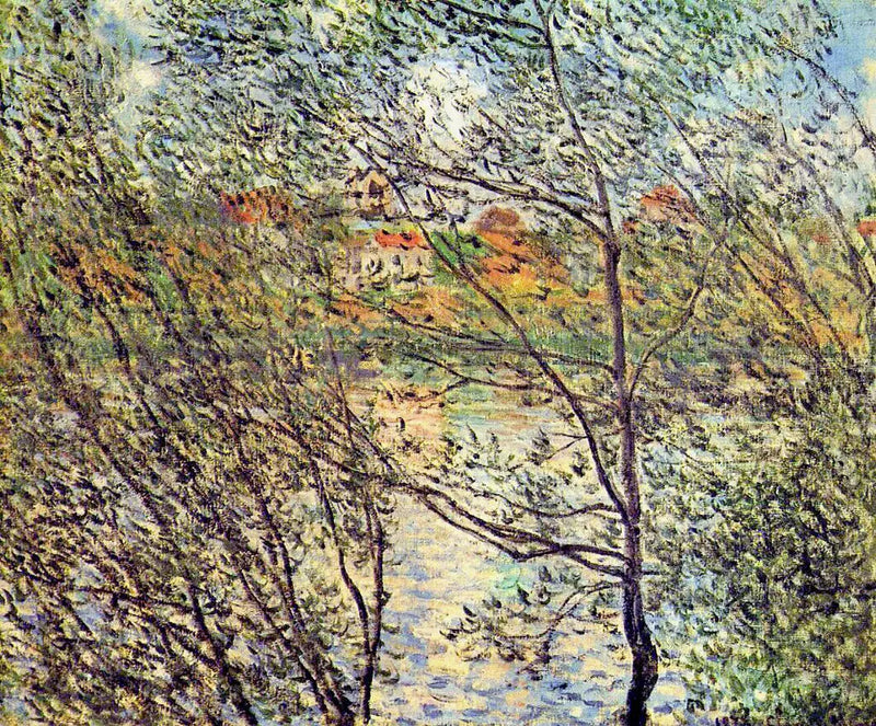 가지 사이로 본 봄 - Claude Monet