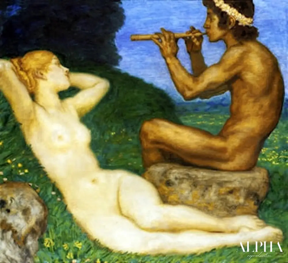 Le Printemps de l’Amour - Franz Von Stuck Reproductions de tableaux à la peinture à l’huile