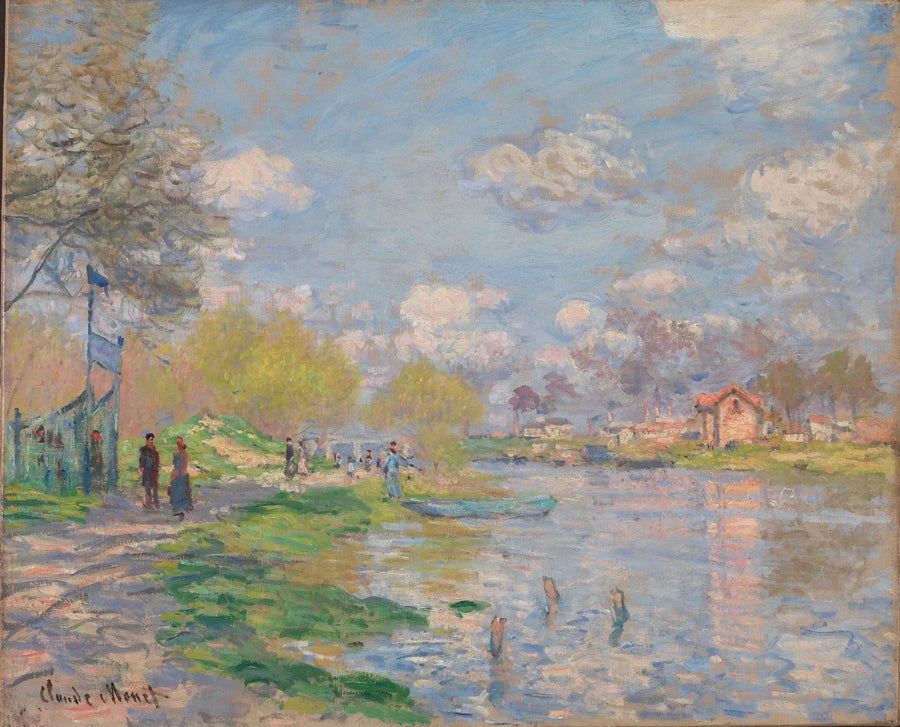세느강 근처의 봄 - Claude Monet
