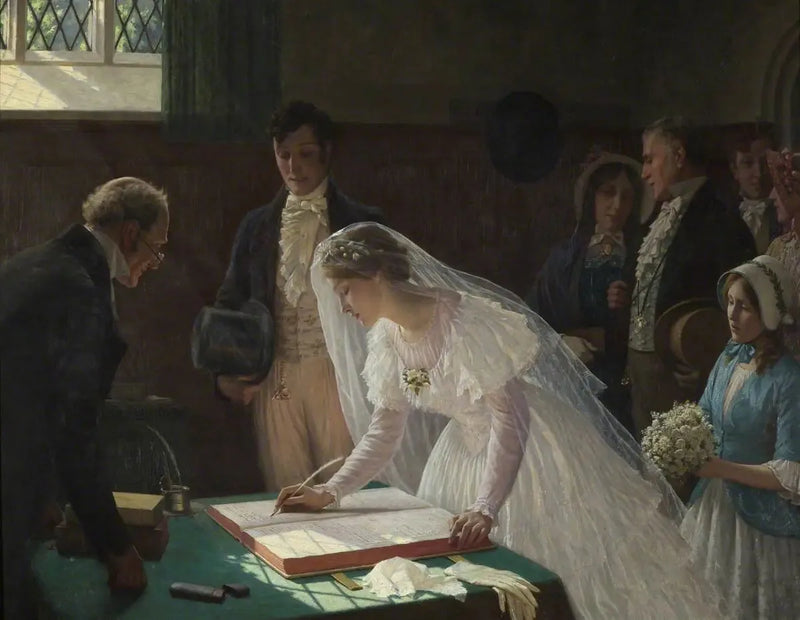 결혼 등록부 - 에드먼드 블레어 레이튼

Source:
Le registre de mariage - Edmund Blair Leighton