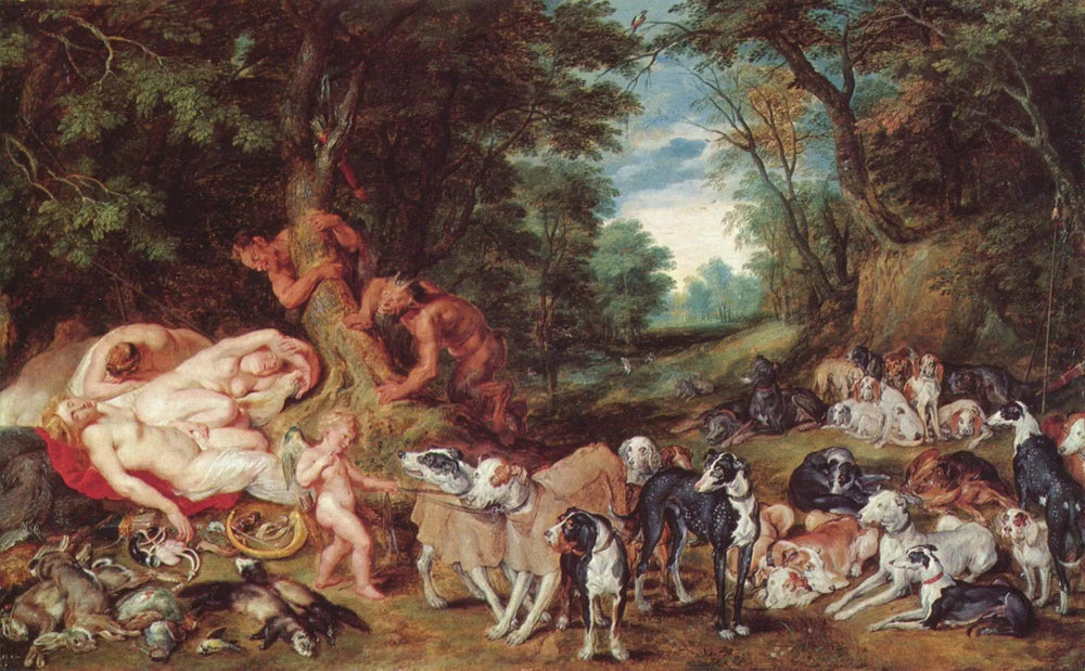 Le Repos de Diane et de ses nymphes - Peter Paul Rubens image 1 reproduction de peinture à l’huile