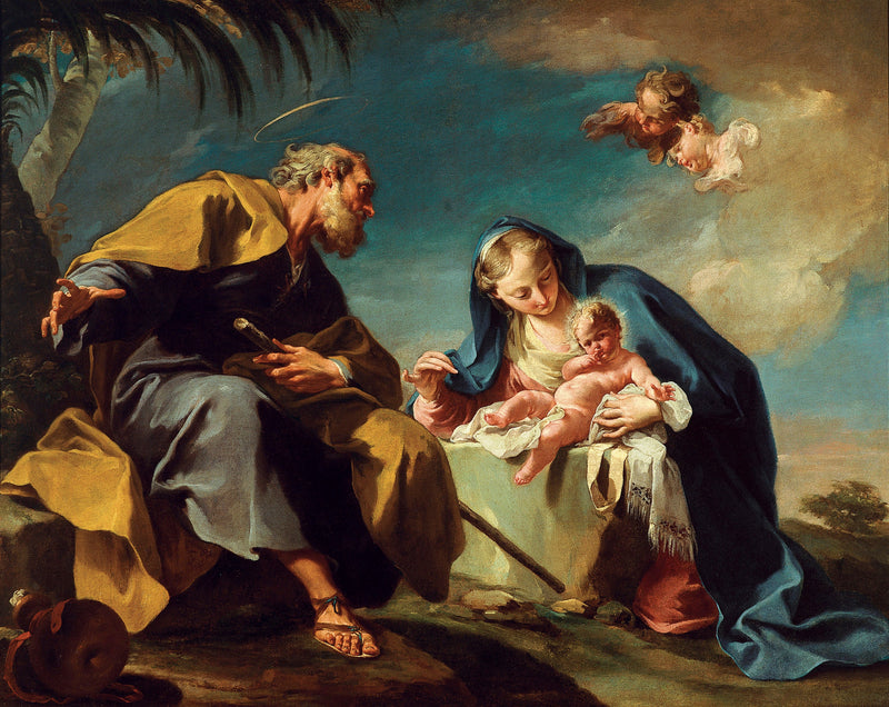 이집트로 도망가는 동안의 휴식 - 조반니 바티스타 피토니