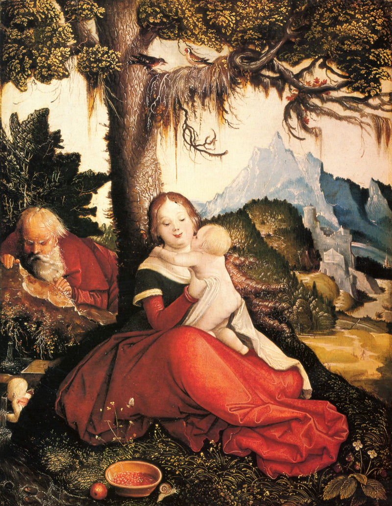 이집트로 도망가는 동안의 휴식 - 한스 발둥 그리엔