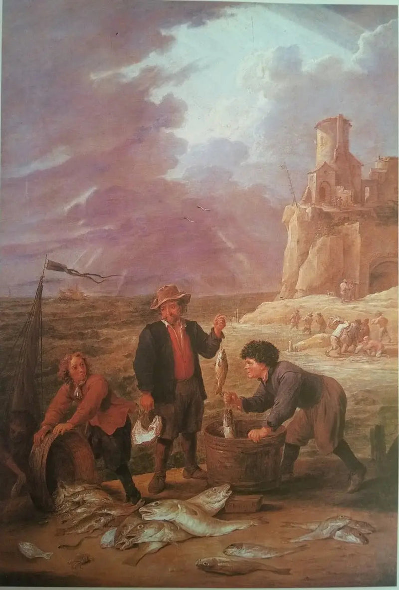 어부들의 귀환과 그들의 잡은 물고기 - 데이비드 테니에르 더 쥬네

Source:
Le retour des pêcheurs avec leurs prises - David Teniers le Jeune