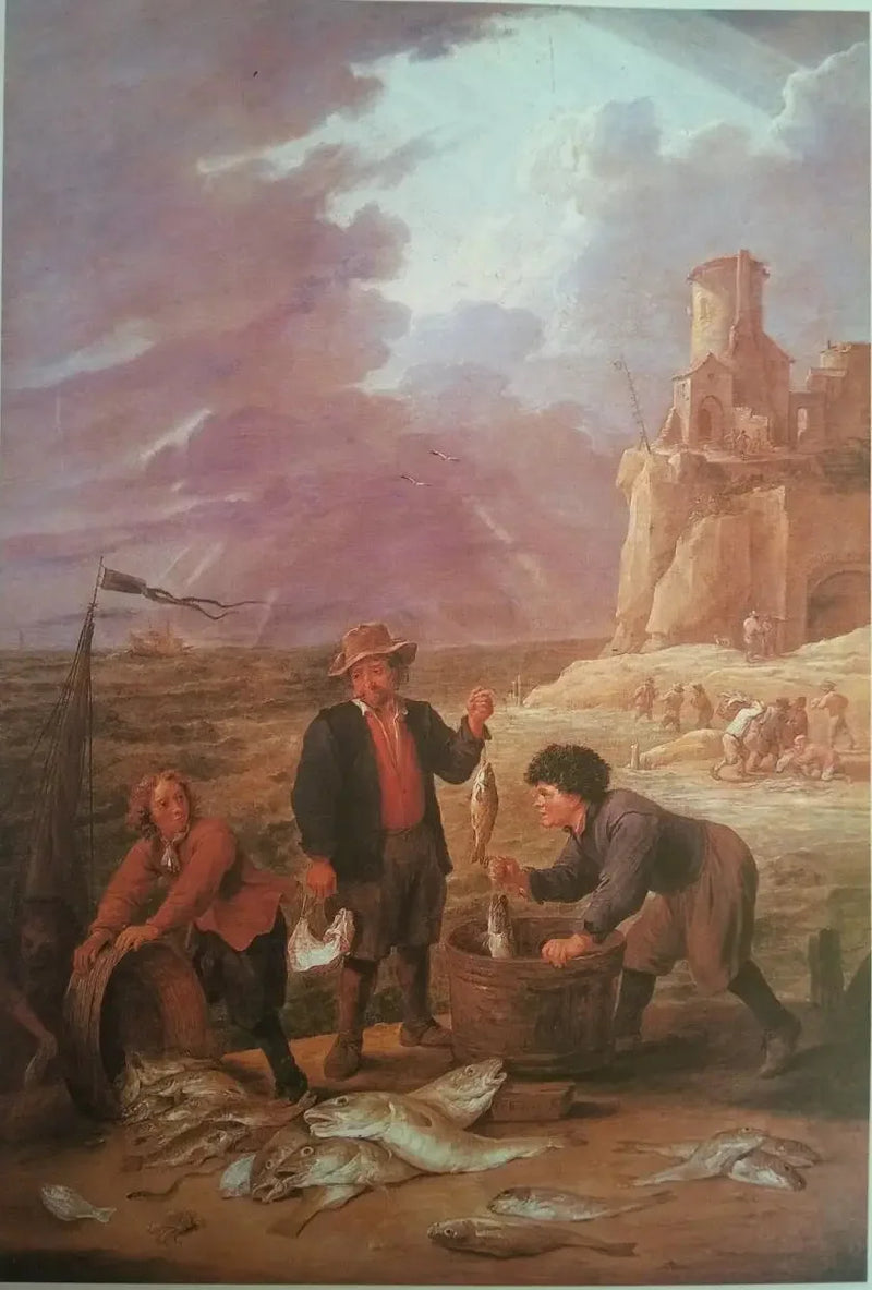 어부들의 귀환과 그들의 잡은 물고기 - 데이비드 테니에르 더 쥬네

Source:
Le retour des pêcheurs avec leurs prises - David Teniers le Jeune